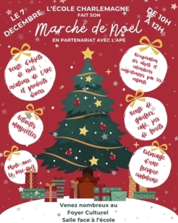 Marché de Noel à l'École Charlemagne